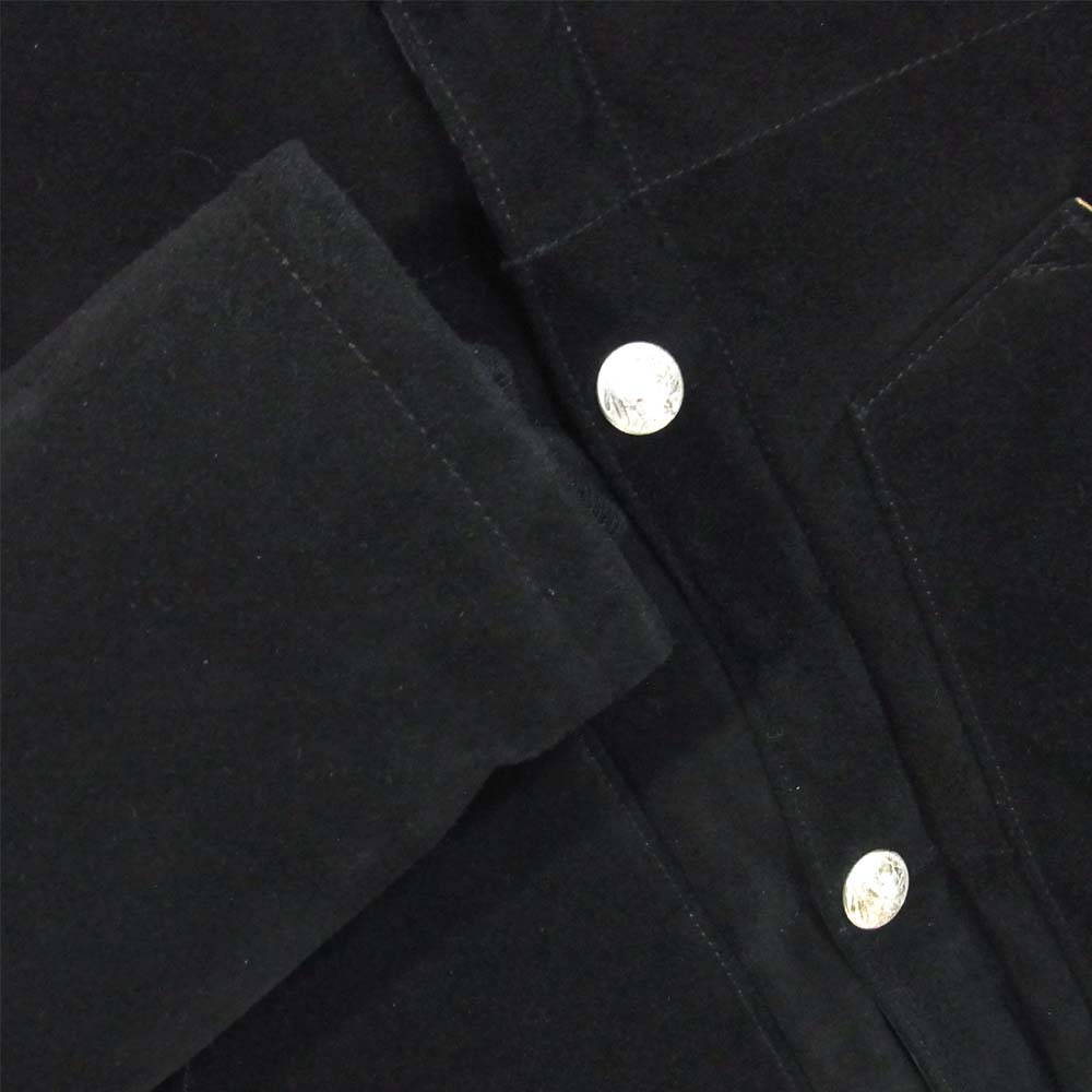 INDIAN インディアン IM80333 COW SPLIT ALL LEATHER DOWN JACKET レザー ブラック系 38【美品】【中古】