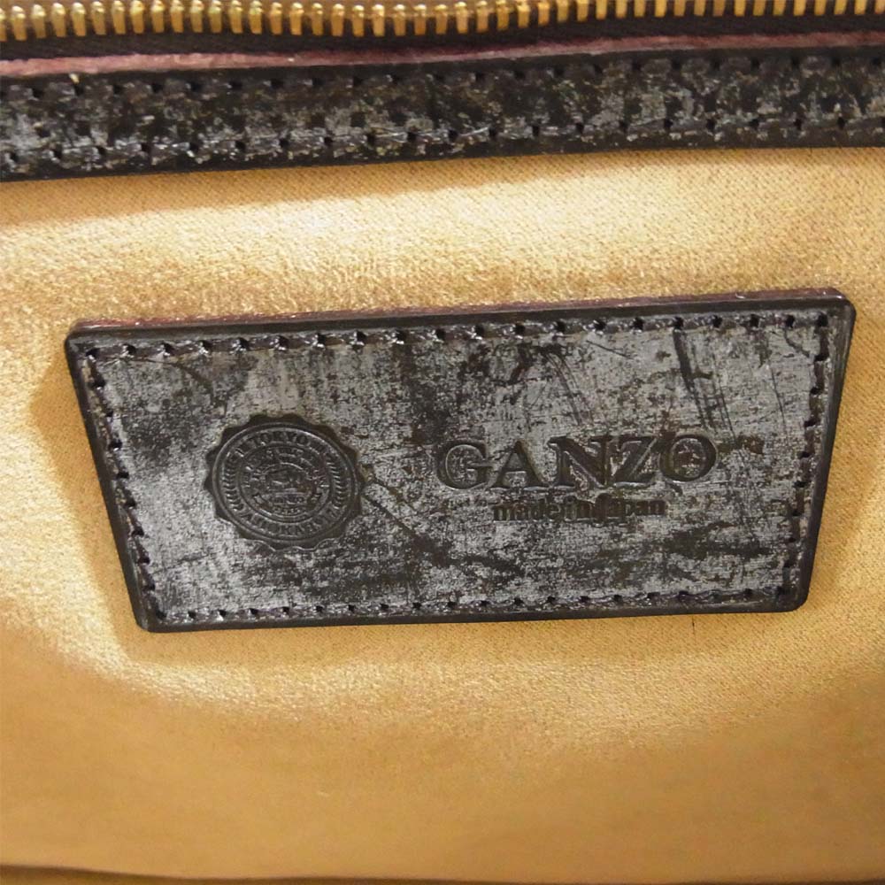 GANZO ガンゾ 57223 BRIDLE Brief ブライドル ブリーフケース ダークブラウン系【極上美品】【中古】