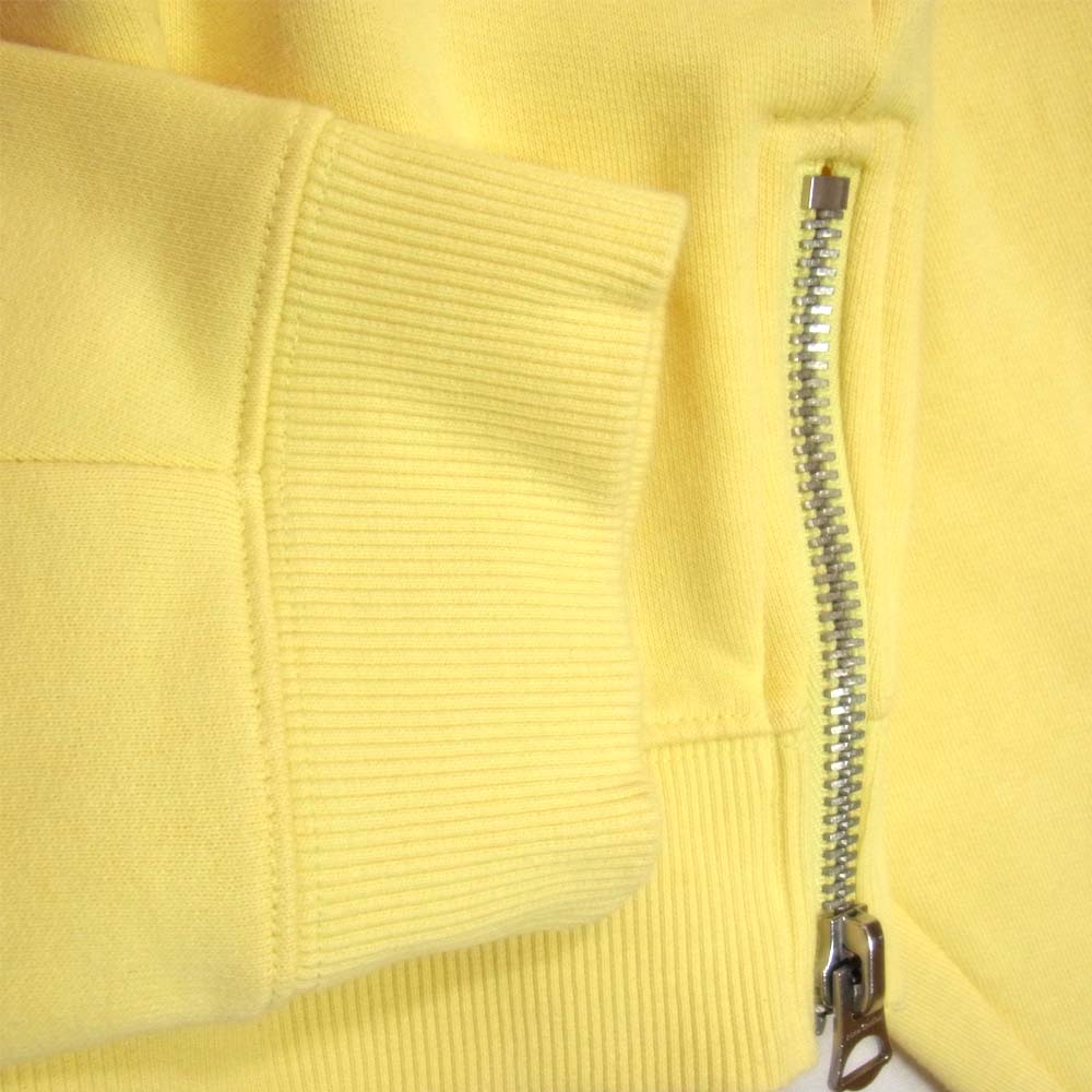 ACNE STUDIOS アクネストゥディオズ BIRD FL PSS15 サイドジップ モックネック 裏起毛 スウェット イエロー系 XS【美品】【中古】