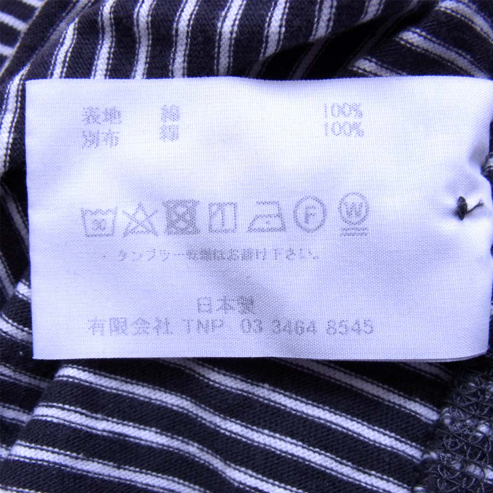 nonnative ノンネイティブ 20SS NN-C3731 DWELLER HENLEY NECK S/S TEE ヘンリーネック 半袖 Tシャツ 黒×白 4【中古】