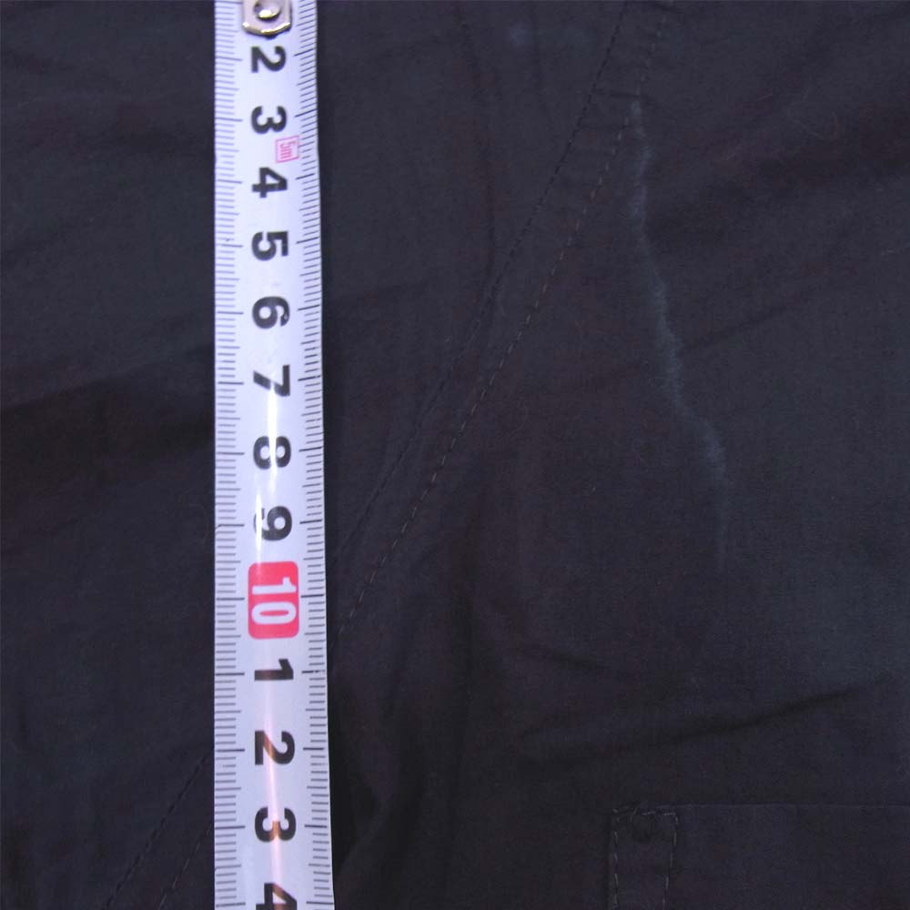 Paul Harnden ポールハーデン 両胸ポケット コットン シャツ ネイビー系 XS【中古】