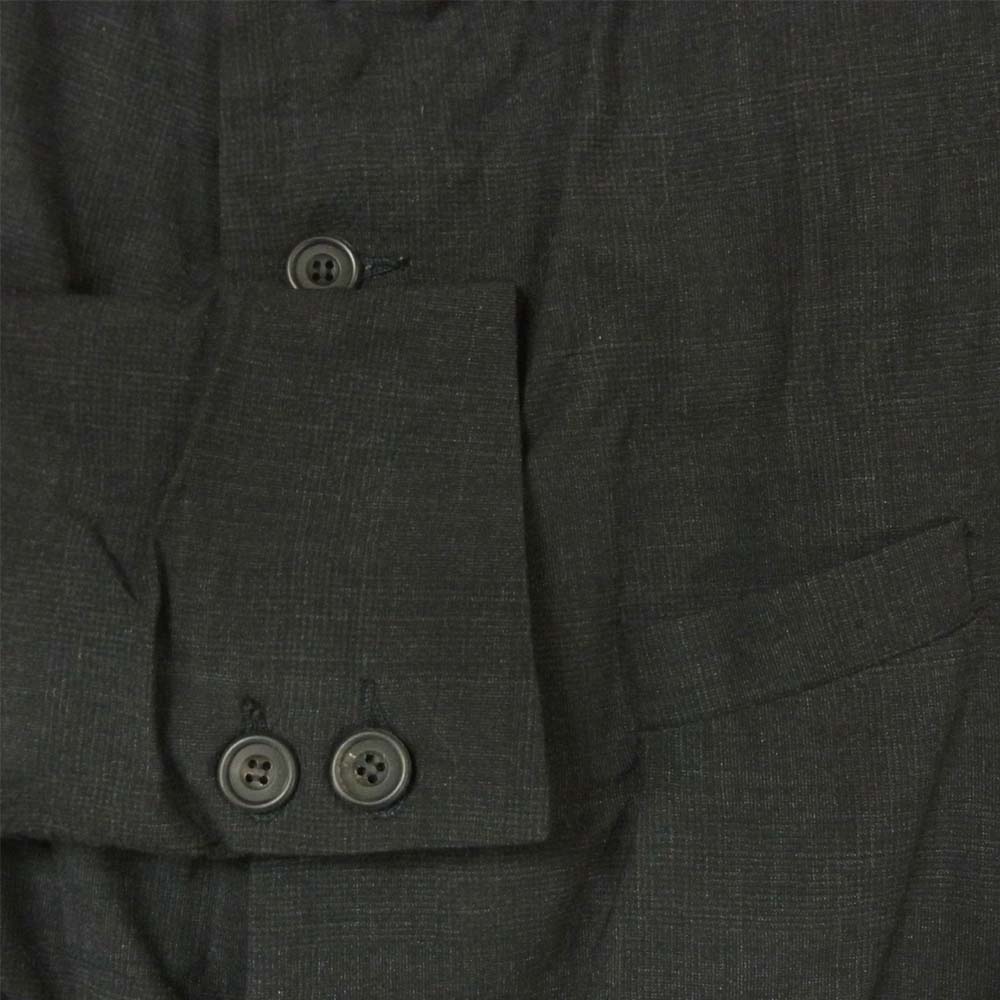 Paul Harnden ポールハーデン Men's Blazer Jacket カシミヤ混ウール グレンチェック ブレザー ジャケット ダークグレー系 XS【中古】