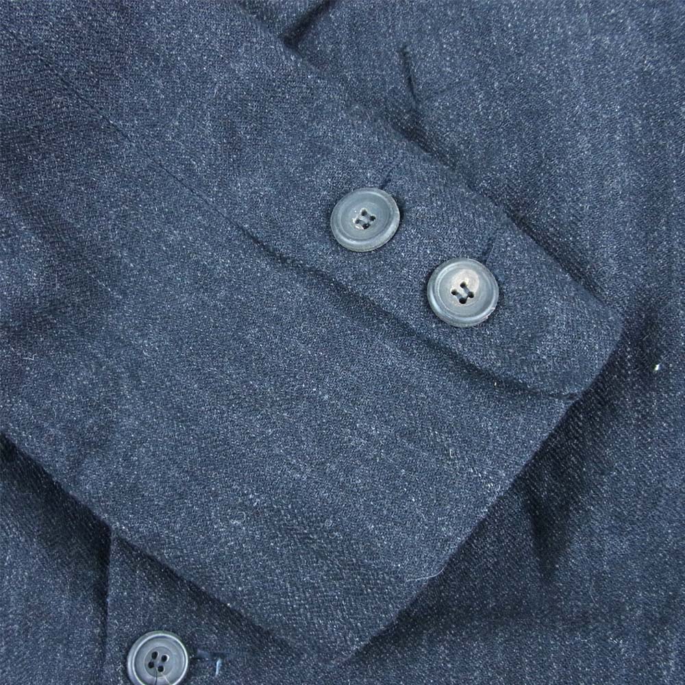 Paul Harnden ポールハーデン Men's Blazer Jacket ウールリネン ブレザー ジャケット ブラック グレー系 XS【美品】【中古】
