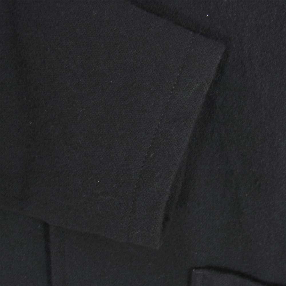 Yohji Yamamoto ヨウジヤマモト GroundY 20AW GR-J09-101 Vintage Flannel Long Big Shirt Jacket ビンテージフランネル ロングビッグ ジャケット コート ブラック系 03【新古品】【未使用】【中古】