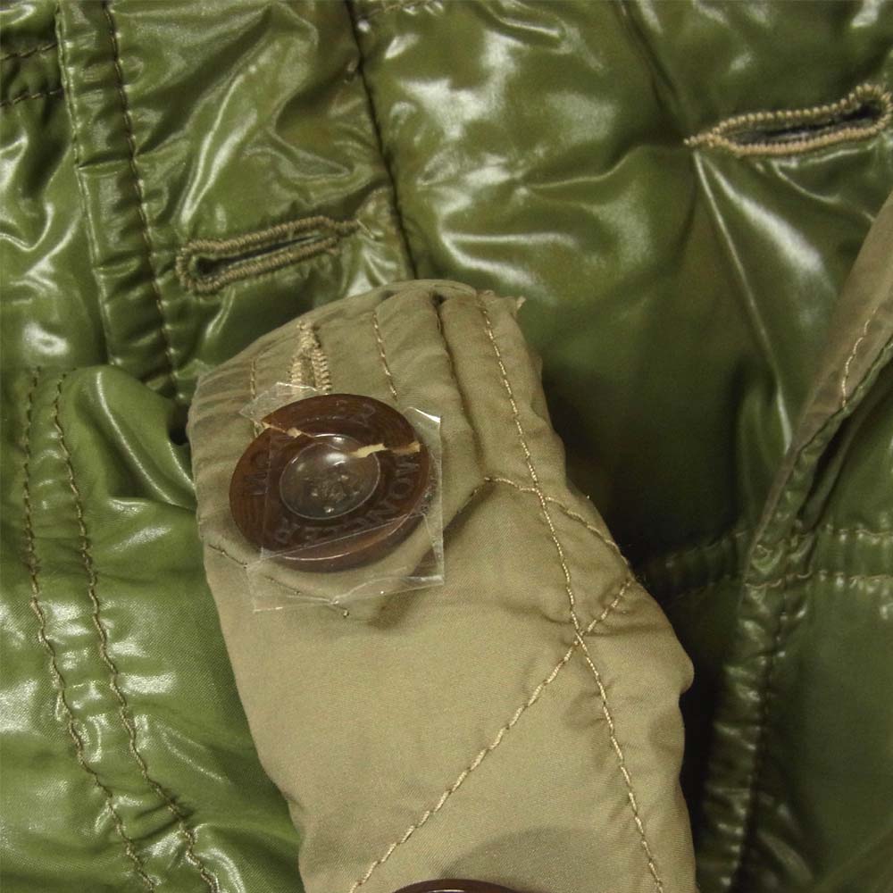 MONCLER モンクレール 国内正規品 ALBERT アルベルト リバーシブル ダウンジャケット ルーマニア製 カーキ系 00【中古】