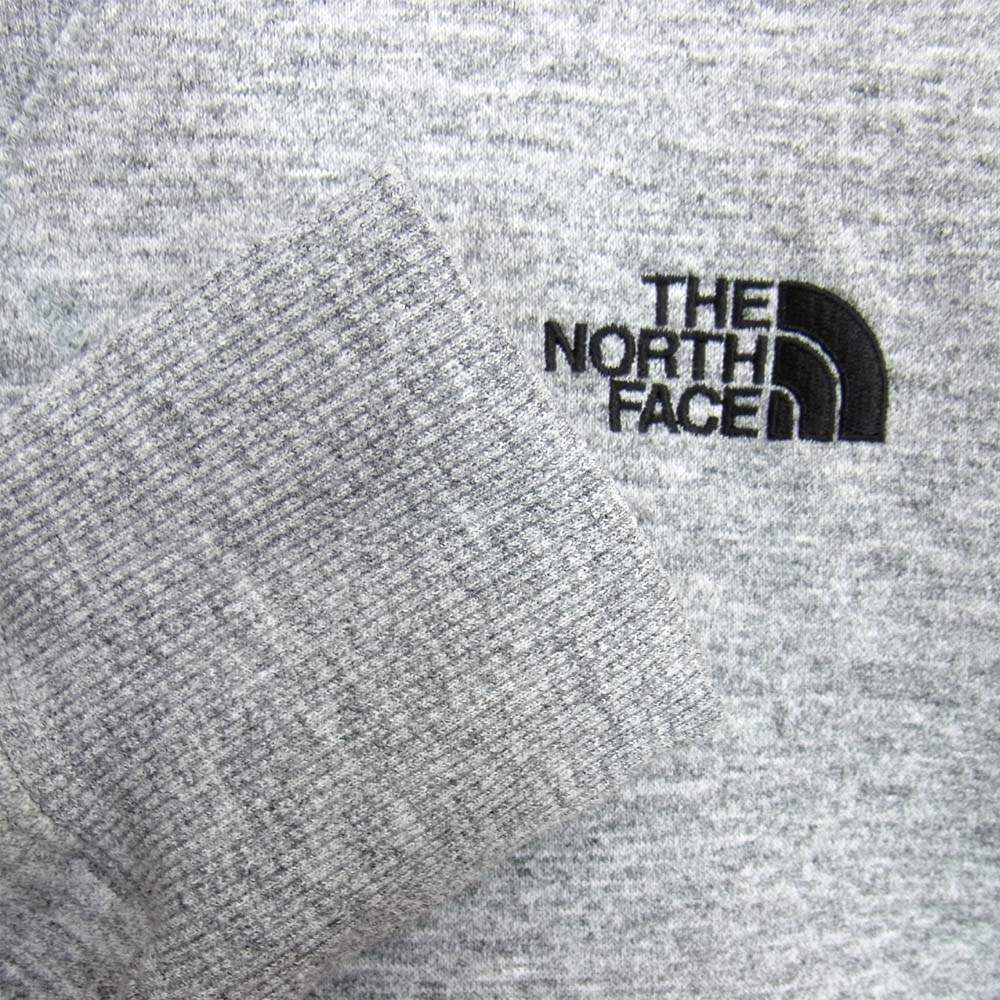 THE NORTH FACE ノースフェイス NT61835 SQUARE LOGO HOODIE スクエア ロゴ フーディ パーカー グレー系 L【美品】【中古】