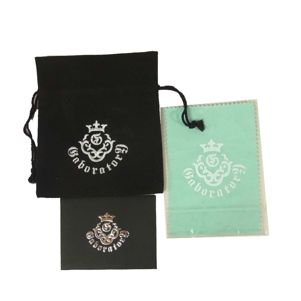 GABOR ガボール ギャラ付 G-Crown pierce Gクラウン ピアス 925 シルバー系【中古】