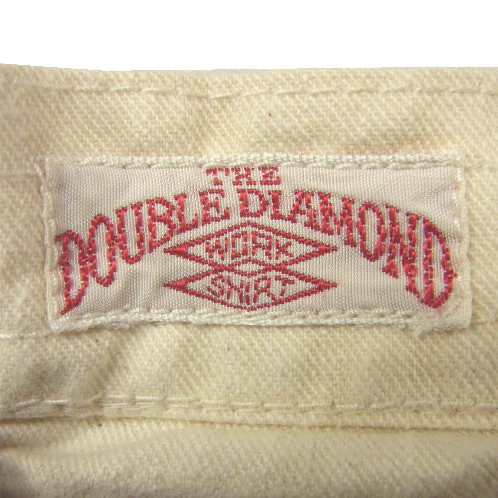 The REAL McCOY'S ザリアルマッコイズ DOUBLE DIAMOND ダブルダイヤモンド キャスケット オフホワイト系 7.75【中古】