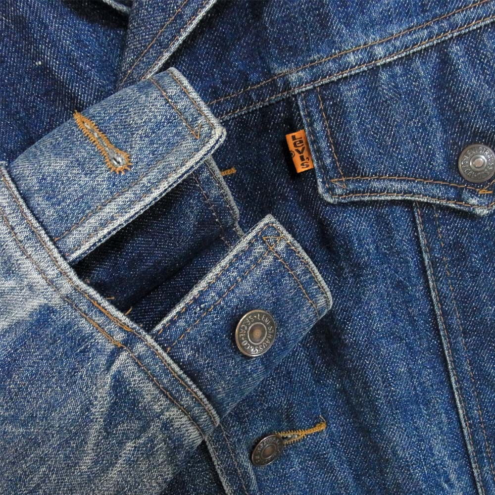 Levi's リーバイス 70s~80s ボタン裏645 オレンジタブ カバーオール インディゴブルー系 M【中古】