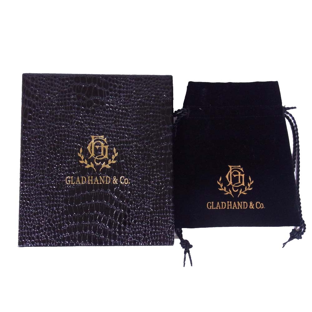 GLADHAND & Co. グラッドハンド FOB TOP&CHAIN プレート ロゴ ネックレス シルバー系【中古】