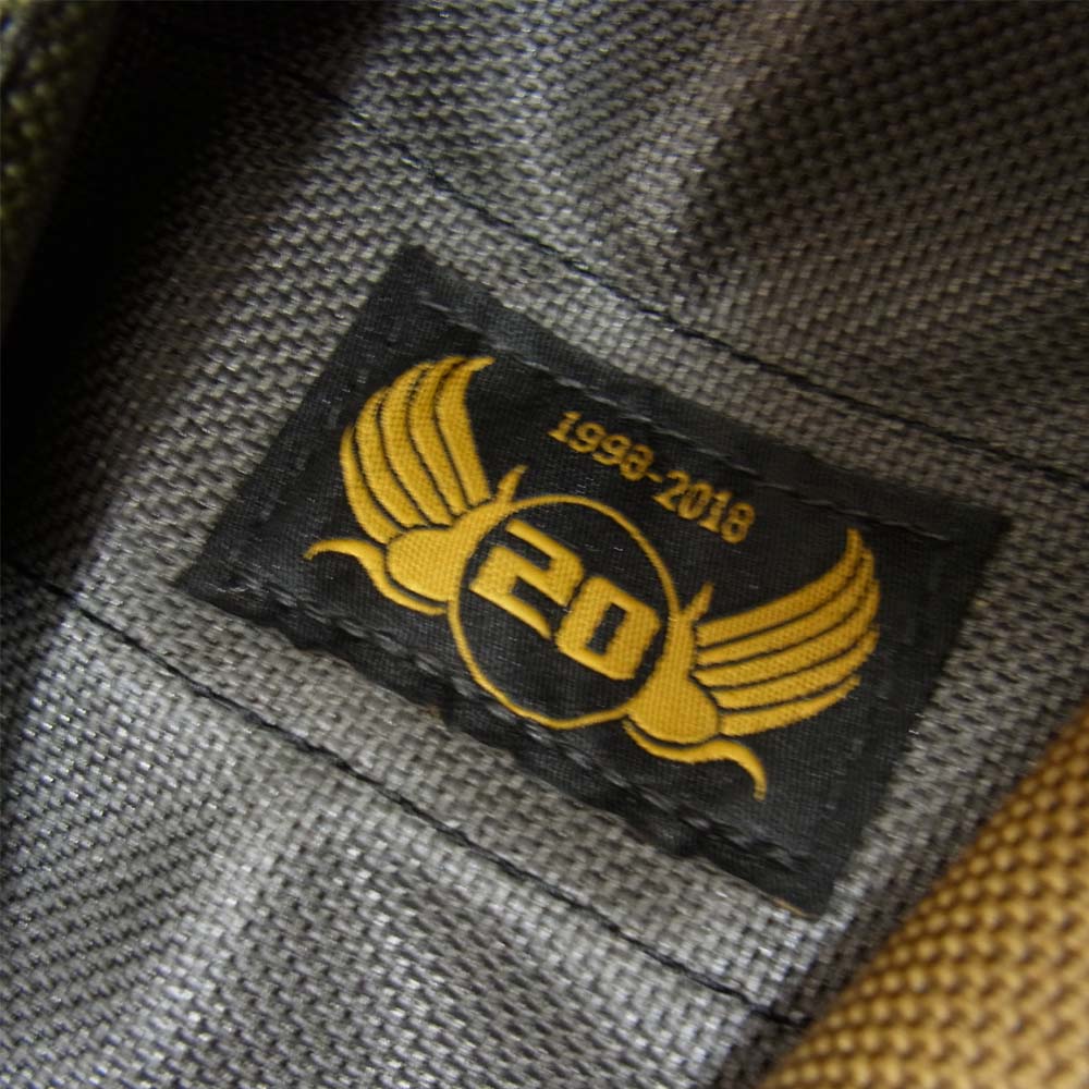BRIEFING ブリーフィング 20TH ANNIVERSARY PROLATE POUCH CRAZY カーキ系【新古品】【未使用】【中古】