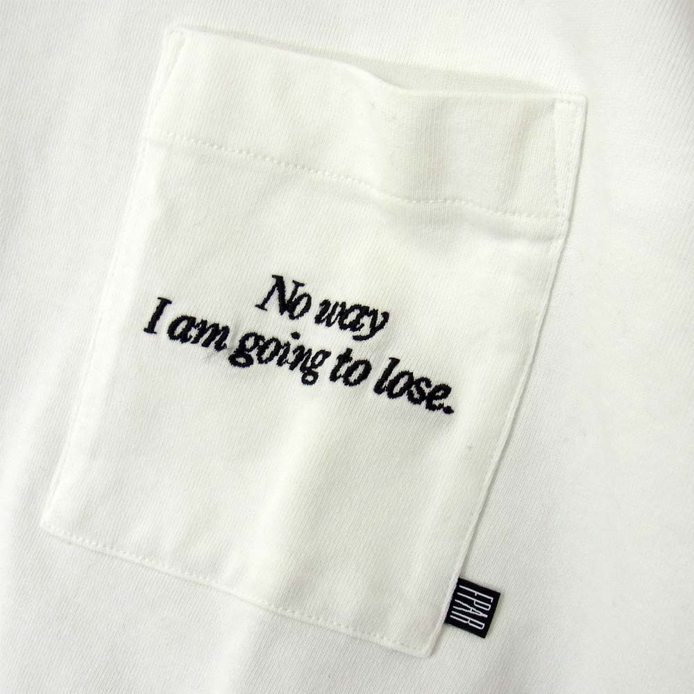 フォーティーパーセント アゲインストライツ FPAR ポケット Tシャツ ホワイト系 M【中古】