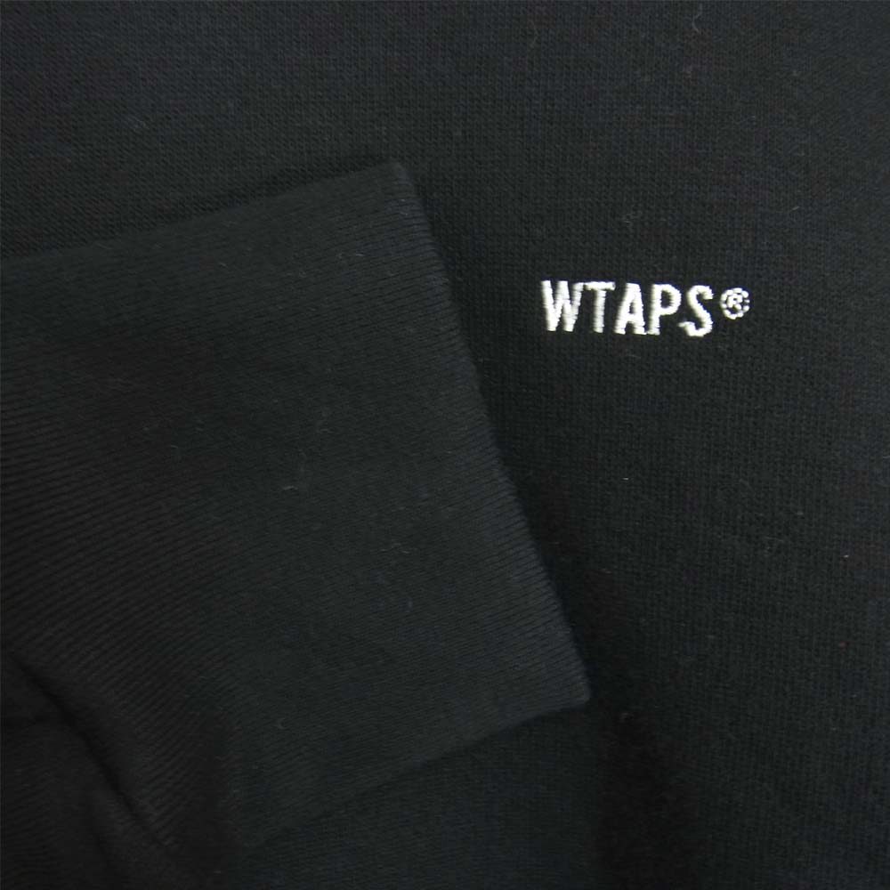 WTAPS ダブルタップス 19AW 192ATDT-CSM06 BLANK SWEATSHIRT ロゴ スウェット ブラック系 03【中古】