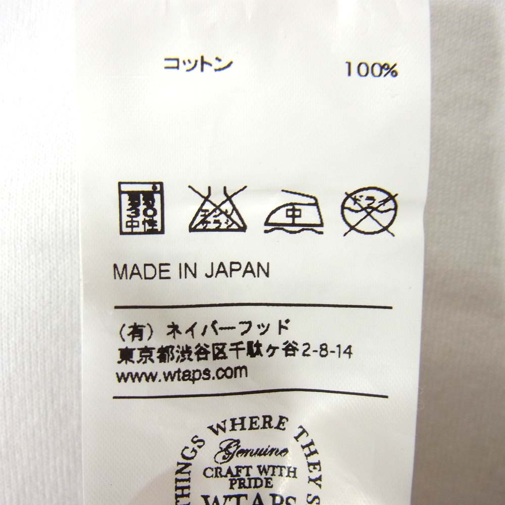 WTAPS ダブルタップス VANS バンズ 152ATVND-CMS01S Tシャツ ホワイト系 M【中古】
