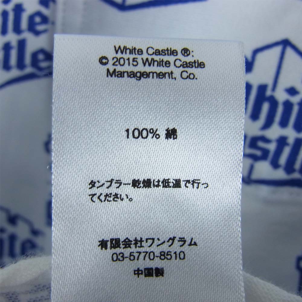 Supreme シュプリーム 15SS white castle ホワイトキャッスル 半袖 シャツ ホワイト系 S【中古】