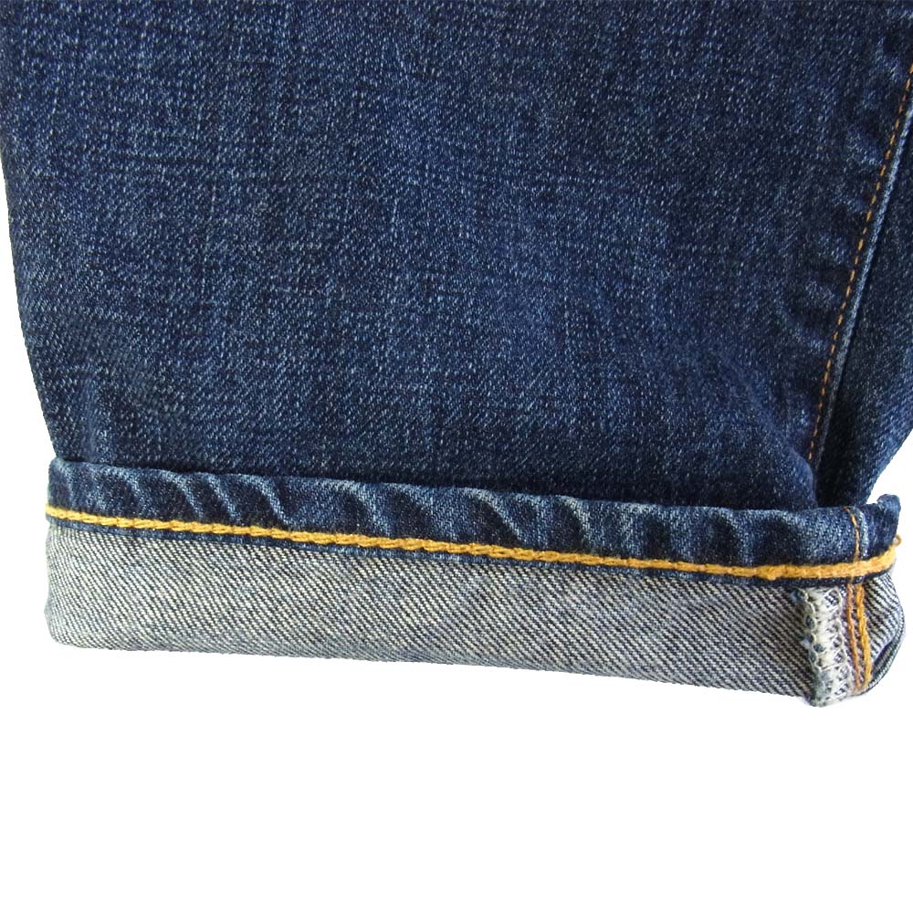 RRL ダブルアールエル USA製 国内正規品 4860447LSPK Low Straight セルビッジ デニムパンツ インディゴブルー系 29【中古】