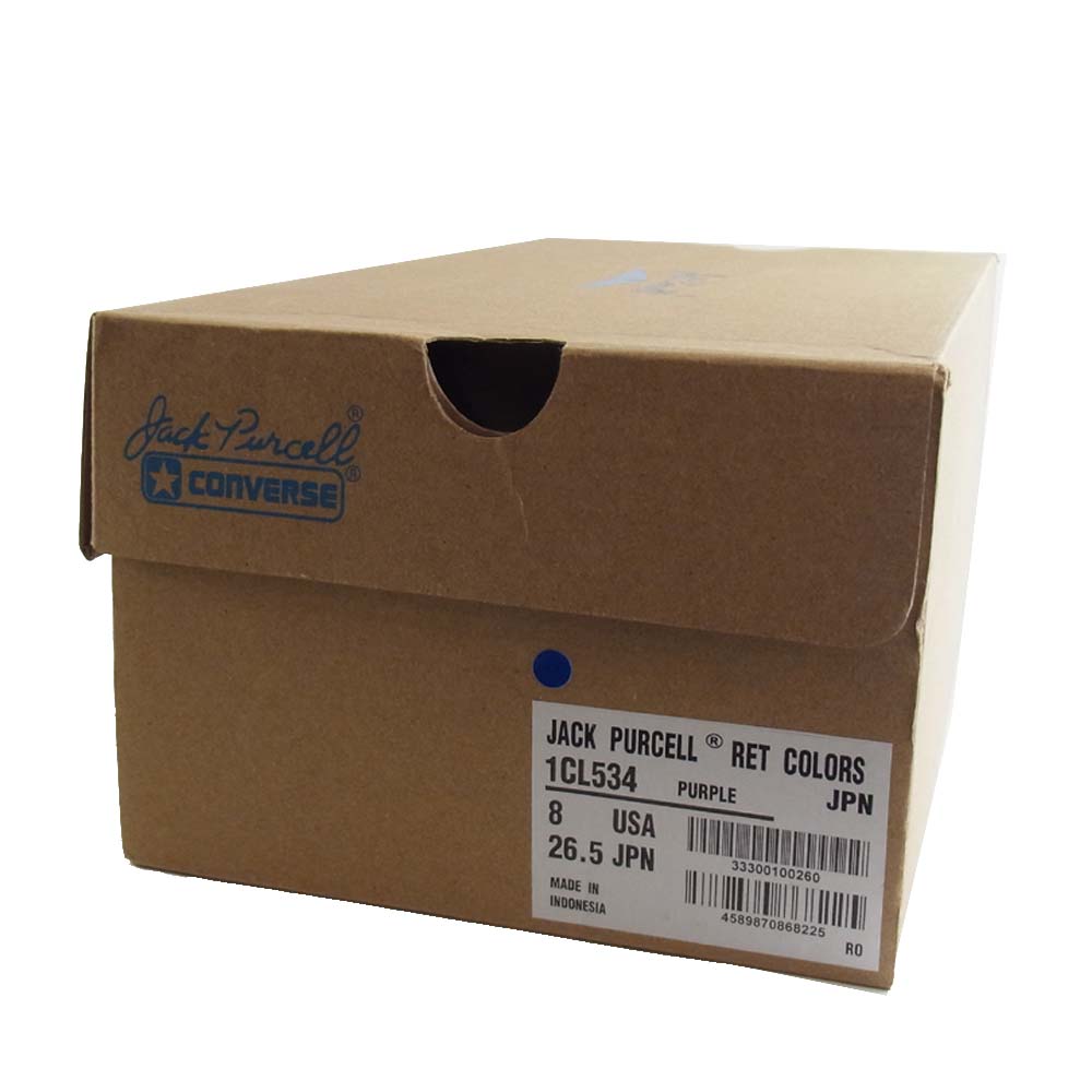 CONVERSE コンバース 1CL534 JACK PURCELL COLORS ジャックパーセル パープル系 26.5㎝【新古品】【未使用】【中古】