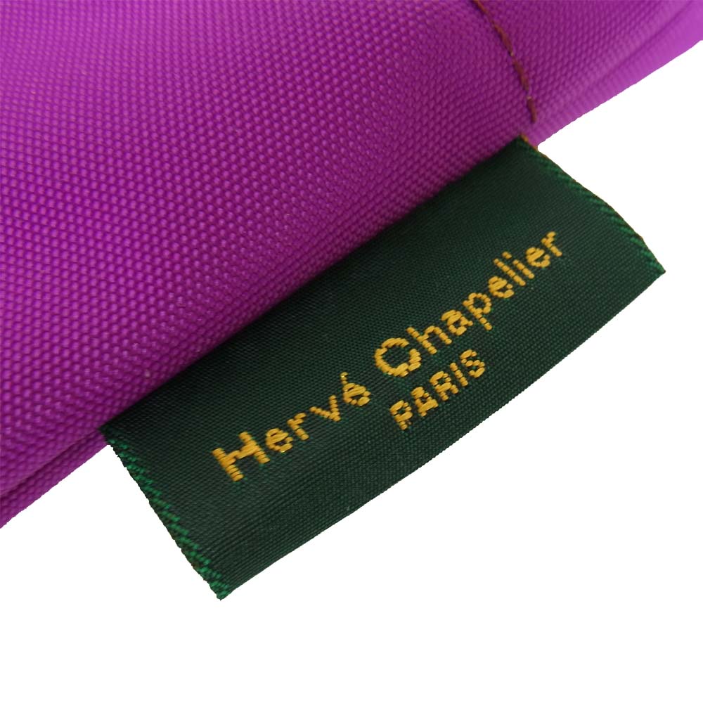 Herve Chapelier エルベ・シャプリエ 1028N ナイロン舟型ショルダーML ピンク系【新古品】【未使用】【中古】