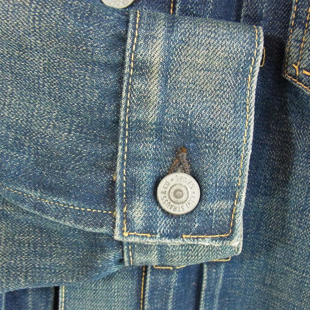 Levi's リーバイス 507XX 2nd タイプ 復刻 デニム ジャケット インディゴブルー系 38【中古】