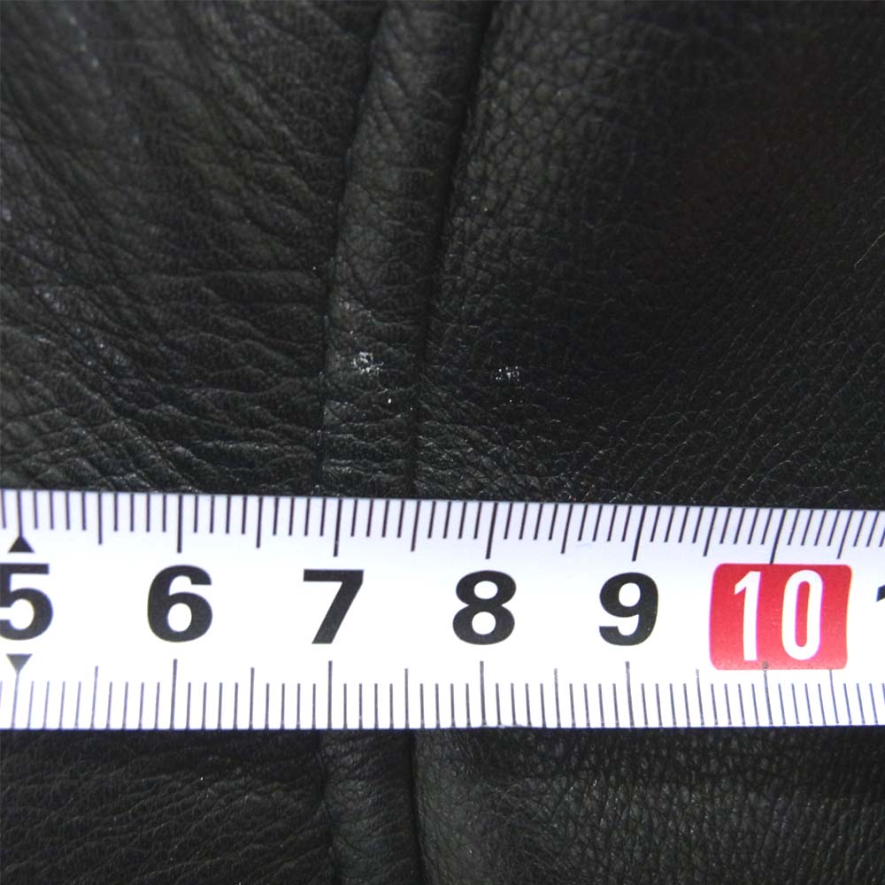 Supreme シュプリーム 17SS USA製 SCHOTT ショット Leather Work Jacket レザー ワーク ジャケット ブラック系 M【美品】【中古】