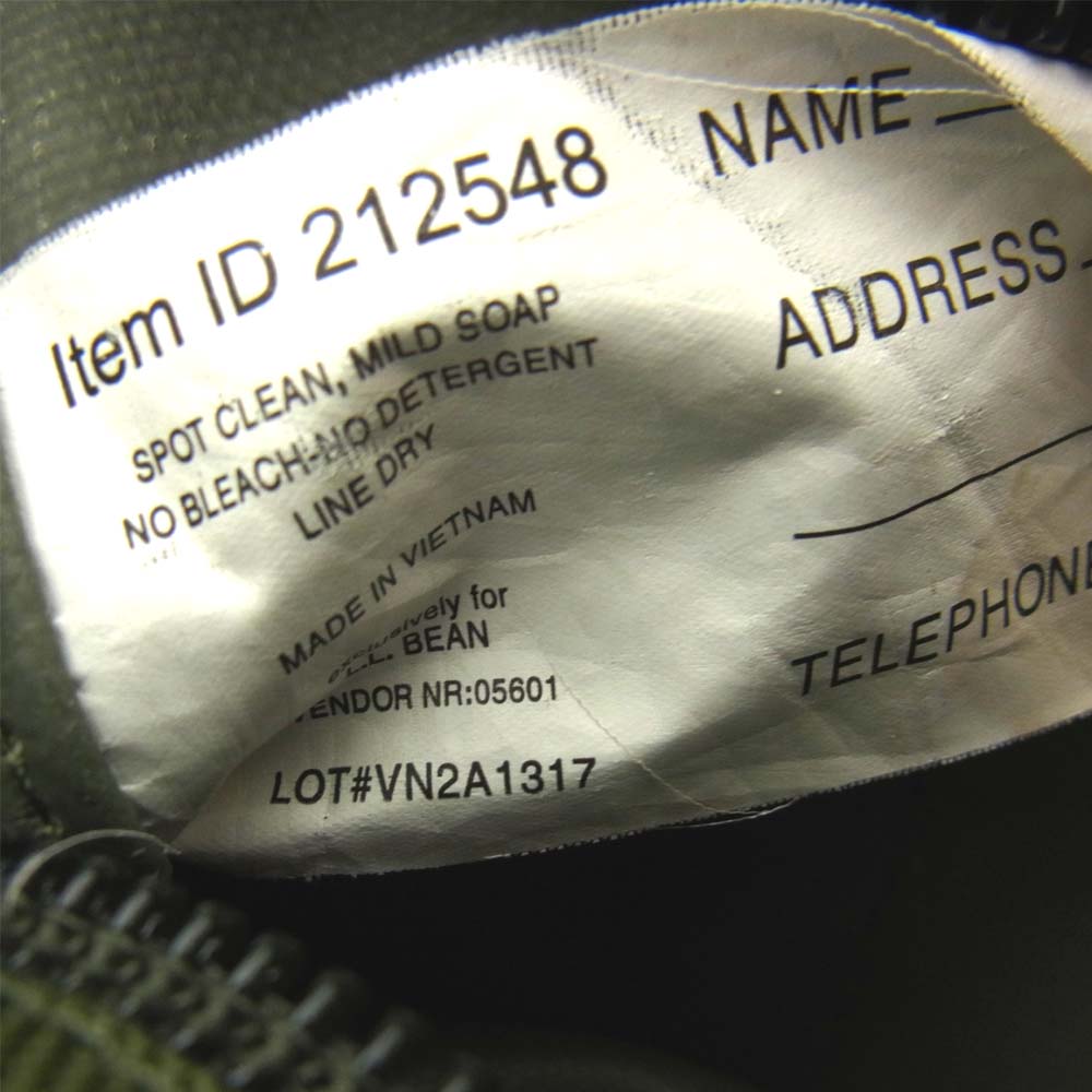 L.L.Bean エルエルビーン カモフラ トートバッグ カーキ系【中古】