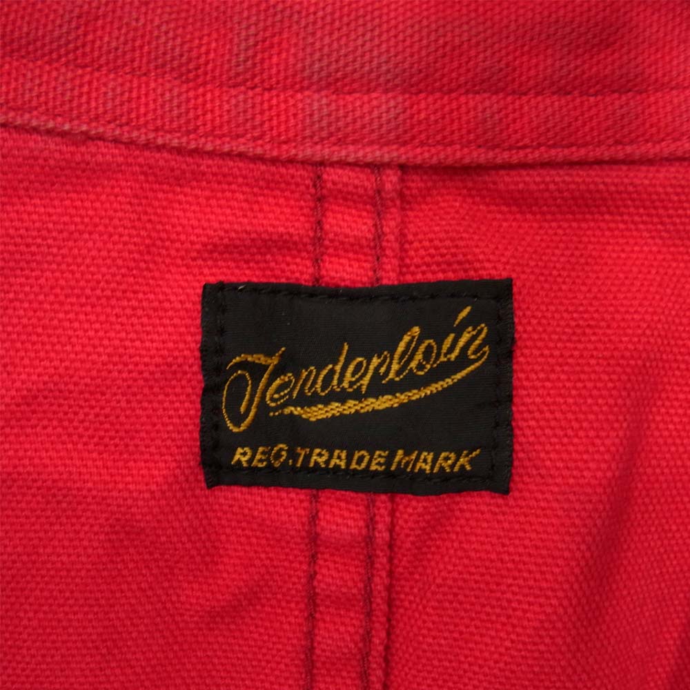 TENDERLOIN テンダーロイン T-BEST COVERALL カバーオール ジャケット レッド系 L【中古】