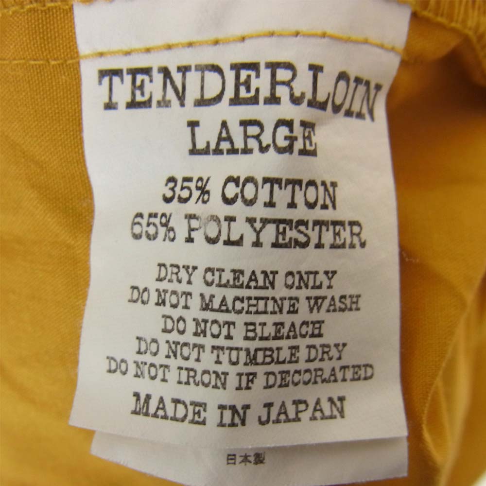 TENDERLOIN テンダーロイン T-T/C SOLID SHT S/S イエロー系 L【中古】