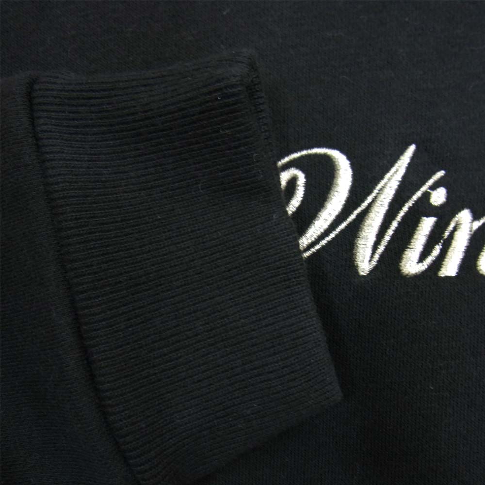 ウィンダンシー 19AW WDS-19A-SW-04 WDS HALF ZIP SWEAT SHIRT ブラック系 L【新古品】【未使用】【中古】