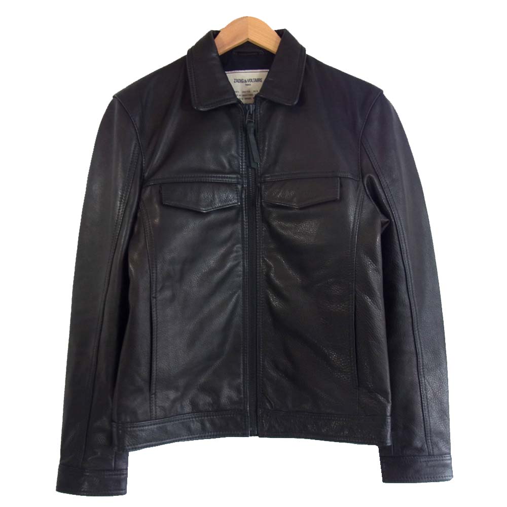 ZADIG&VOLTAIRE ザディグエヴォルテール レザージャケット ブラック系 