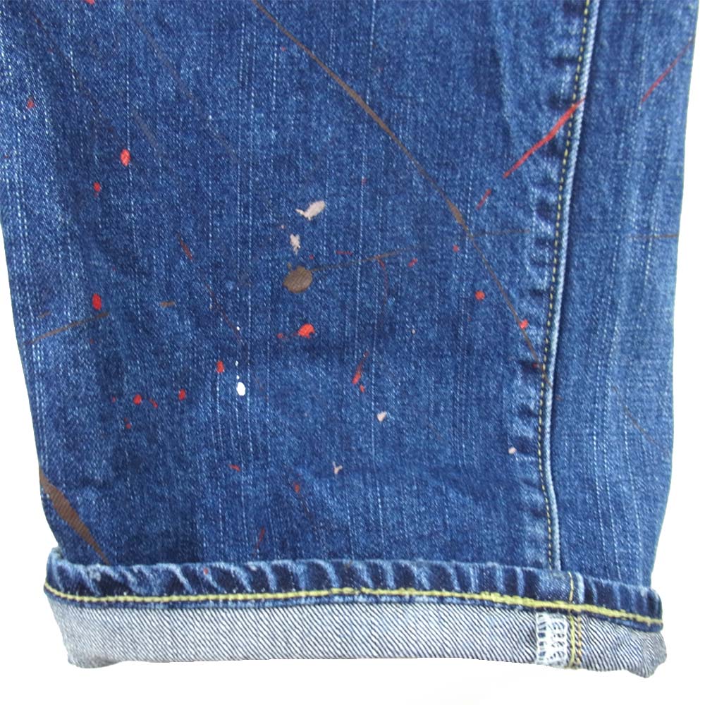 VISVIM ビズビム 20SS 120105005034 SOCIAL SCULPTURE DRY DENIM-10 ソーシャル スカルプチャー ドライ デニム パンツ インディゴブルー系 1【新古品】【未使用】【中古】