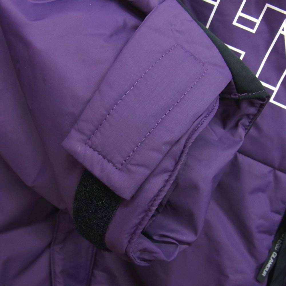 HYSTERIC GLAMOUR ヒステリックグラマー 20AW 02203AB07 HG ロゴ スタンドカラー ナイロン ジャケット パープル系 M【美品】【中古】