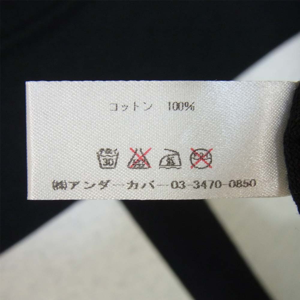 UNDERCOVER アンダーカバー N9830 TGRAPHICS 限定 Uロゴ プリント 半袖 Tシャツ ブラック系 XS【新古品】【未使用】【中古】