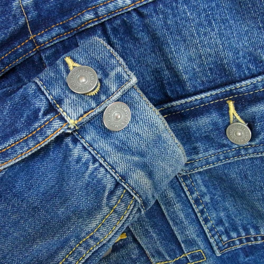 VISVIM ビズビム 14SS 0114305006002 SS 101 JKT DAMAGED デニムジャケット インディゴブルー系 1【中古】