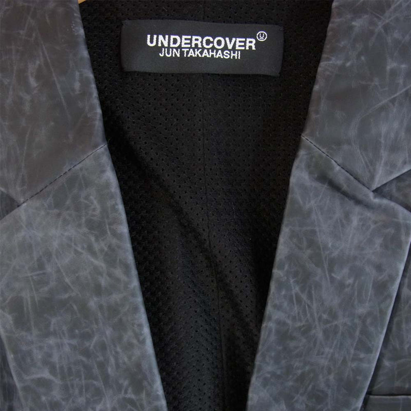 UNDERCOVER アンダーカバー UCV4308-2 コーティング コットン チェスター コート ブラック系 3【新古品】【未使用】【中古】