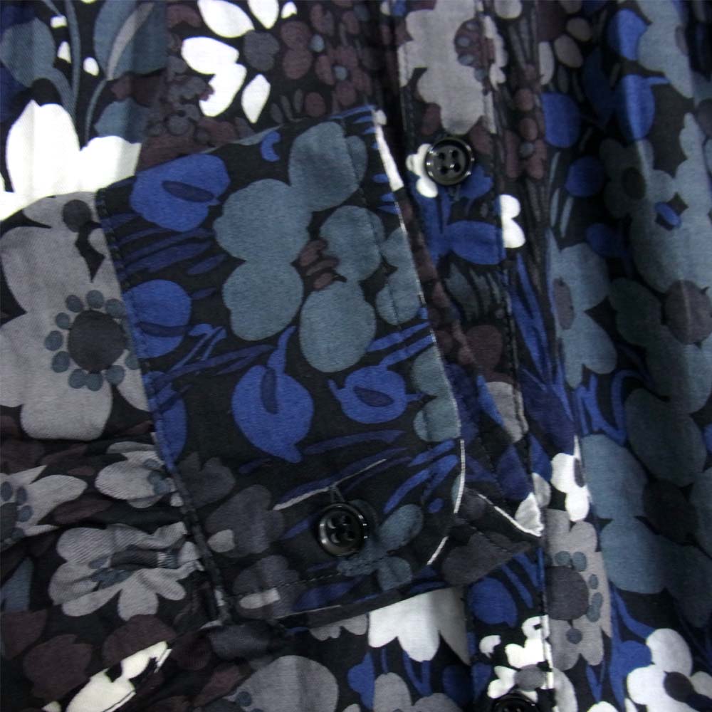 BOHEMIANS ボヘミアンズ 花柄 ボタン ネイビー系 2【中古】