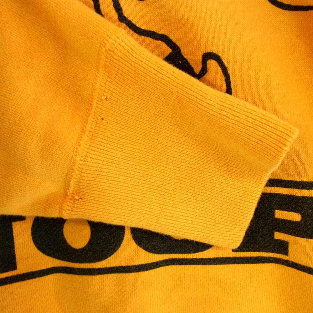 WAREHOUSE ウエアハウス PEANUTS ピーナッツ スヌーピー プリント スウェット オレンジ系 XS【中古】