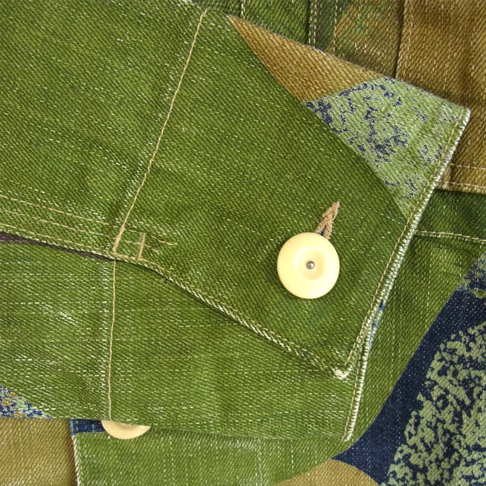 Nigel Cabourn ナイジェルケーボン 8071130031 イギリス製 SHORT JACKET CAMO DENIM マルチカラー系 36【中古】