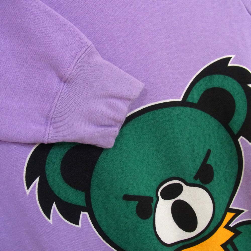 HYSTERIC GLAMOUR ヒステリックグラマー 20AW 01203CO02 BIG DEAD スウェット ワンピース パープル系 FREE【新古品】【未使用】【中古】