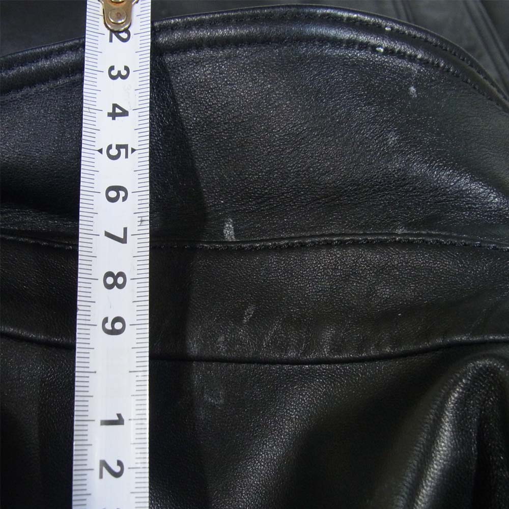 DIOR HOMME ディオールオム 0E3541500089 ラムレザー ライダースジャケット ブラック系 46【中古】