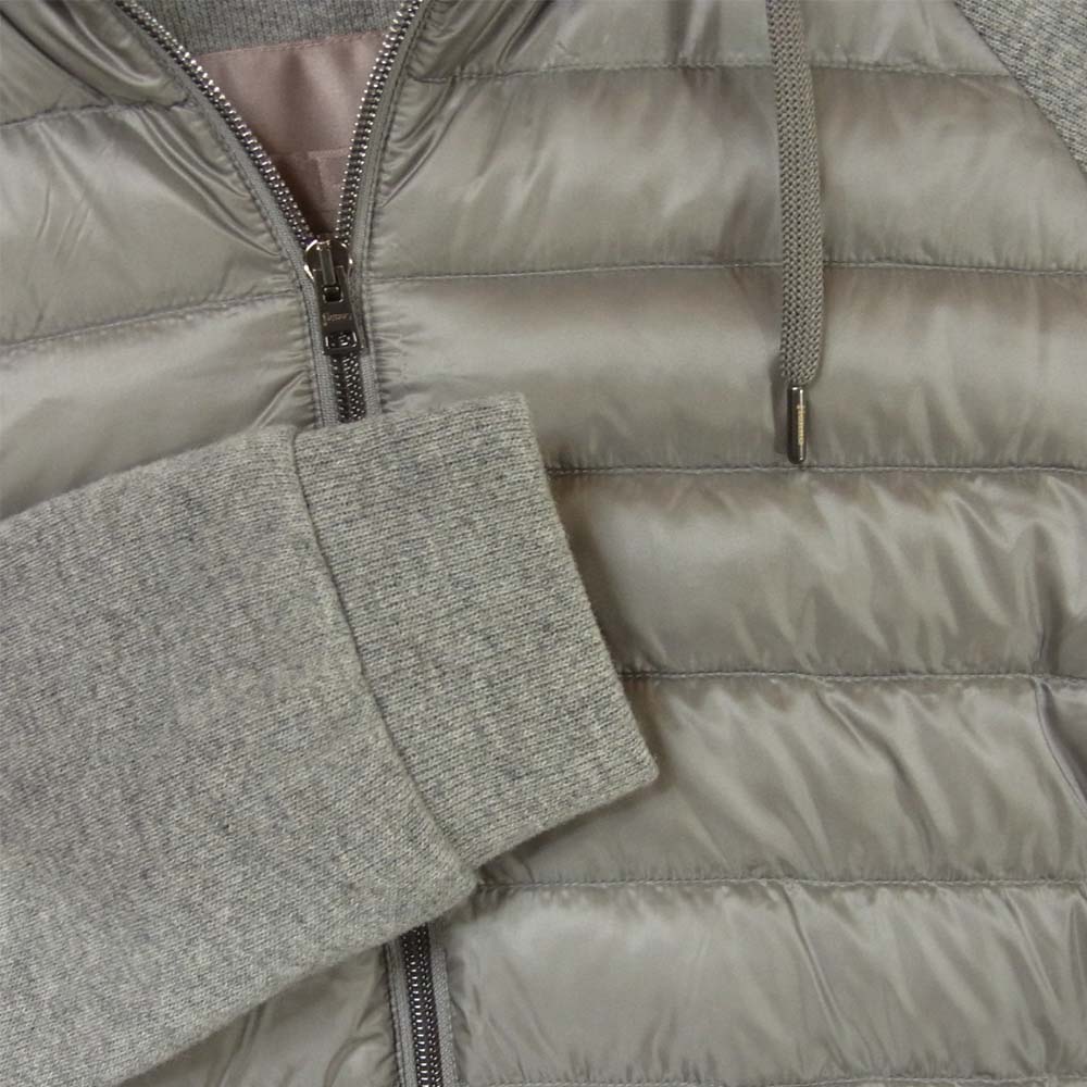 Herno ヘルノ Pl054UR Resort ダウン ウール パーカー ルーマニア製 グレー系 48【極上美品】【中古】