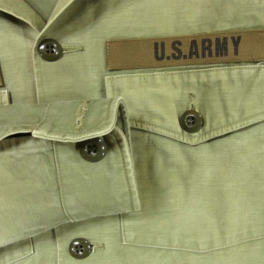 marka マーカ J.L. UTILITY SHIRTS JL ジョンレノン ユーティリティ シャツ パーカー コットン カーキ系 1【中古】