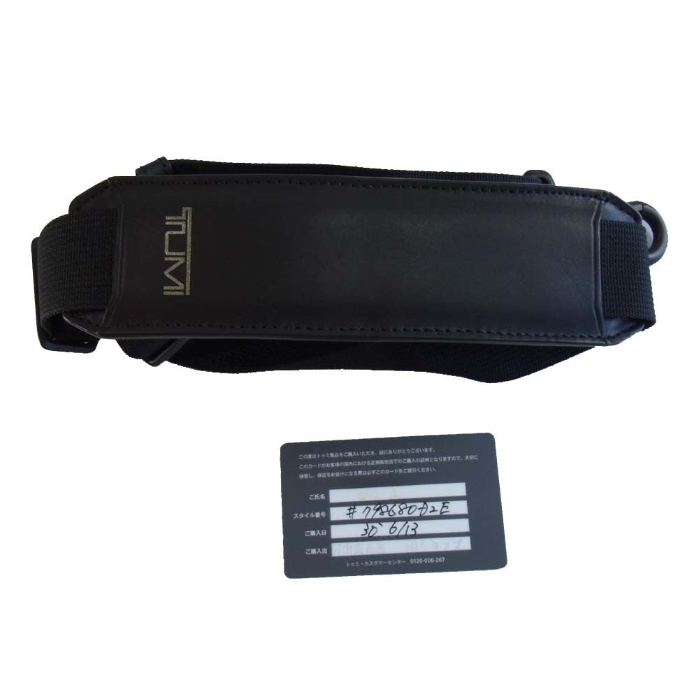 TUMI トゥミ 798680D2E ギャランティ付属 3WAY 3in1 ブリーフケース バックパック ビジネスバッグ ブラック系【中古】