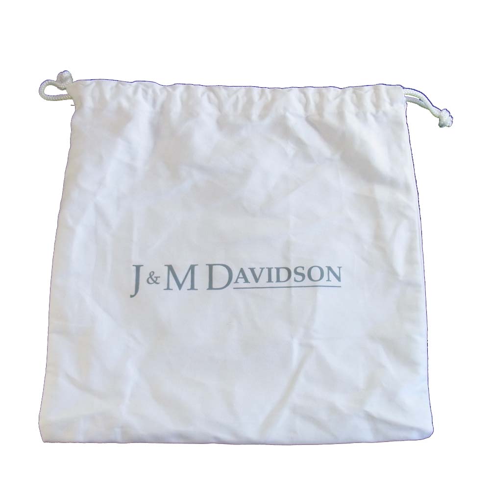 J&M Davidson ジェイアンドエムデヴィッドソン 1803N 7314 CHAIN PEBBLE MINI レザー チェーン ミニ ショルダー バッグ ブラック系【美品】【中古】