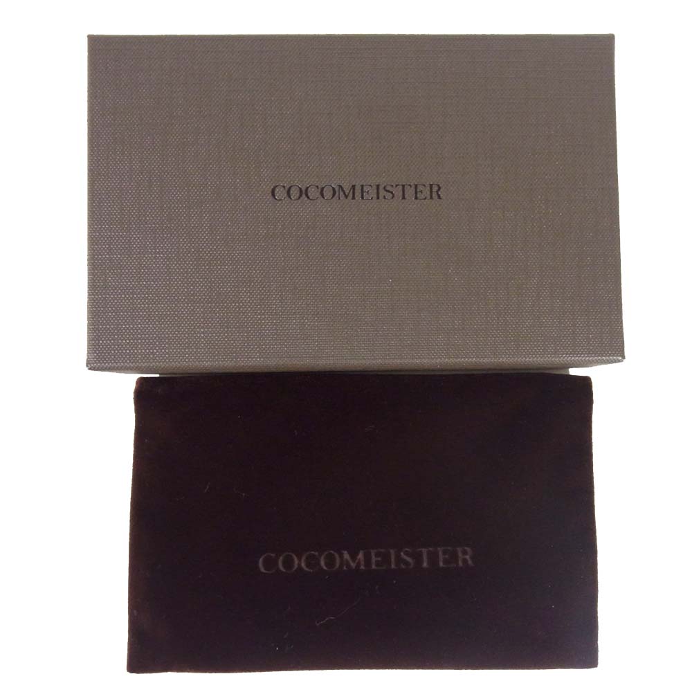 COCOMEISTER ココマイスター グランド コイン パース ラウンドファスナー 小銭入れ グリーン系【美品】【中古】
