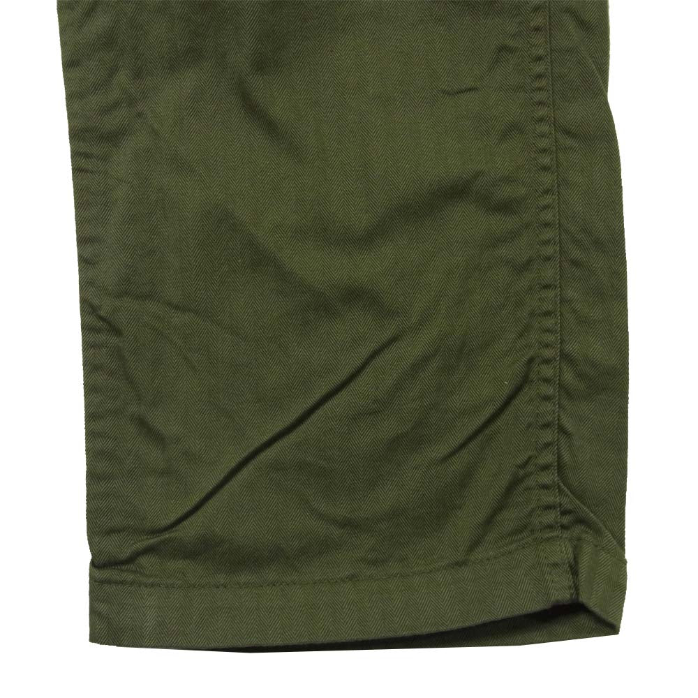 TOY'S McCOY トイズマッコイ ヘリンボーン ミリタリー カーゴ パンツ カーキ系 32【中古】