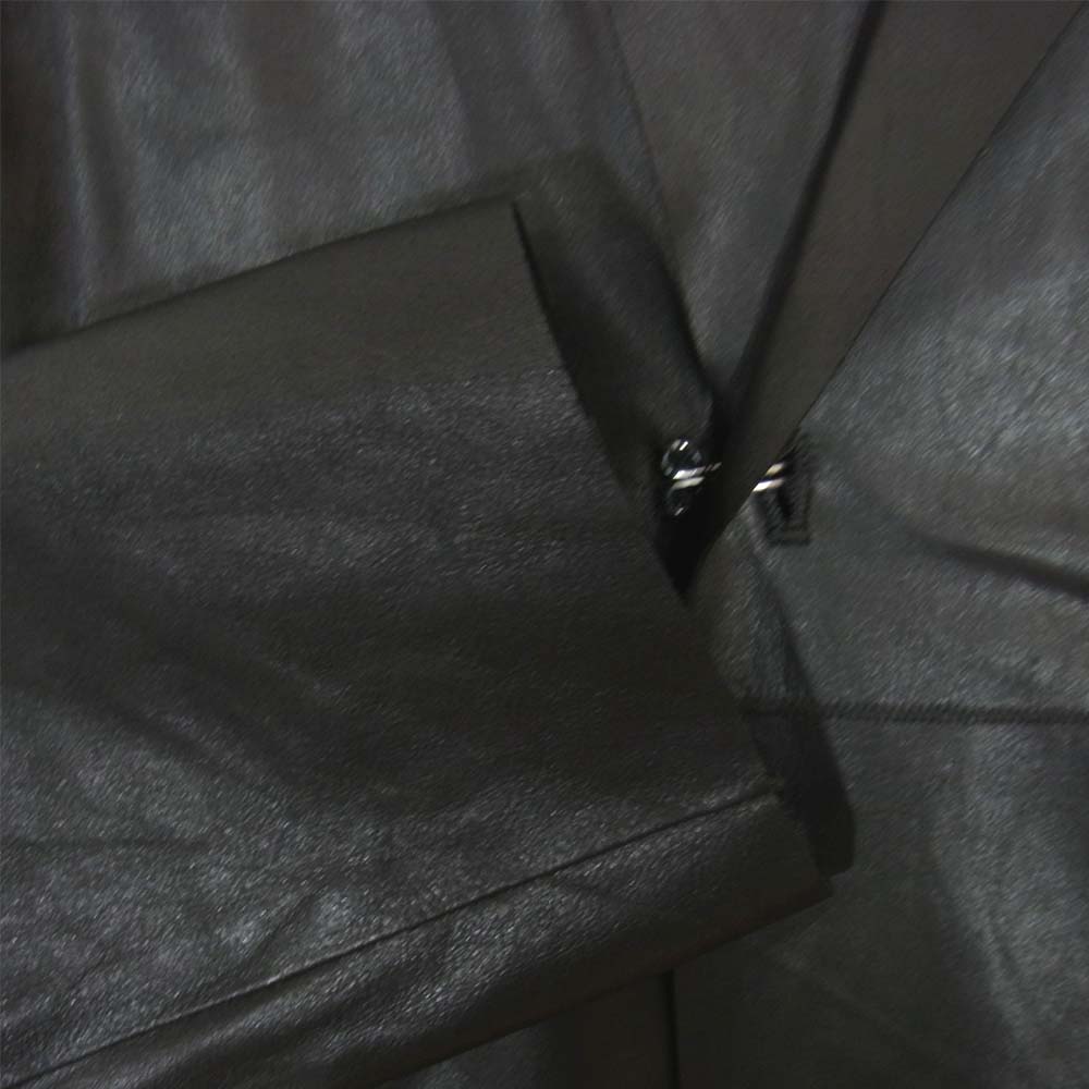 バックラッシュ 1743-10 INDIAN GOAT DOUBLEFACE CARDIGAN COAT インディアン ゴートレザー ダブルフェイス カーディガン コート ブラック系 L【極上美品】【中古】