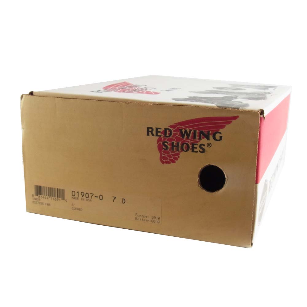 RED WING レッドウィング 1907 ブーツ ブラウン系 7【中古】