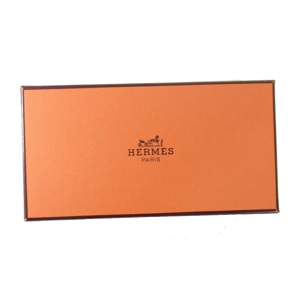 HERMES エルメス フラップ シェーブル 手帳カバー ケース ブラウン系【中古】