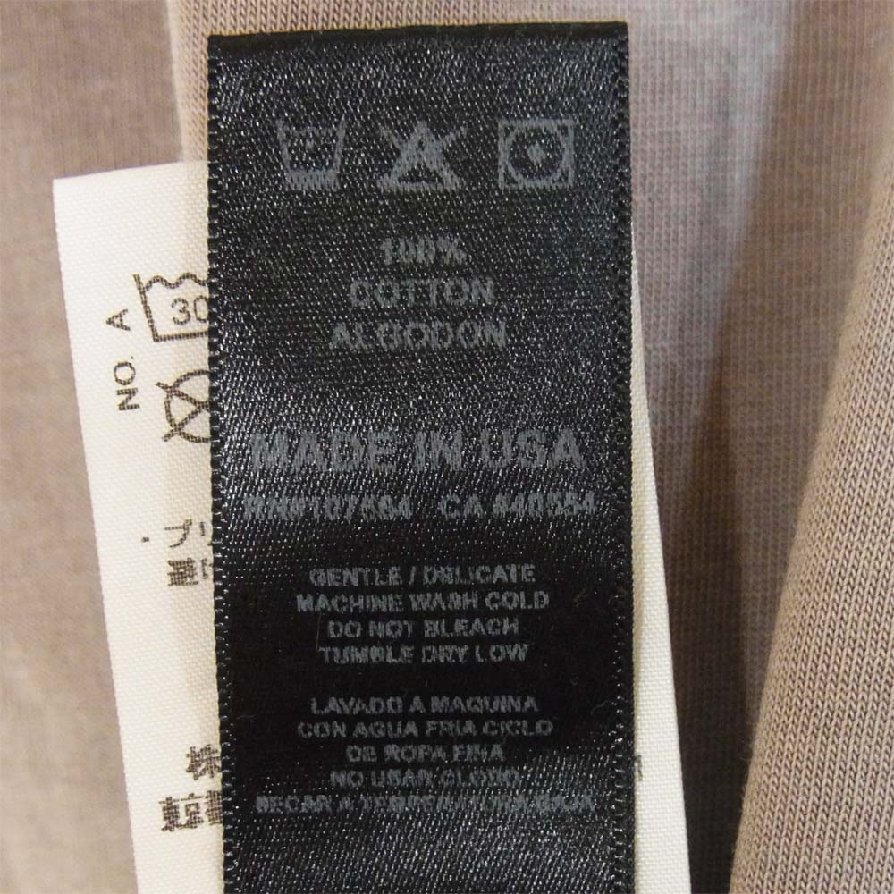 アルケミスト 19SS AL-S19-0000-038 スカル プリント カットオフ Tシャツ グレー系 L【中古】