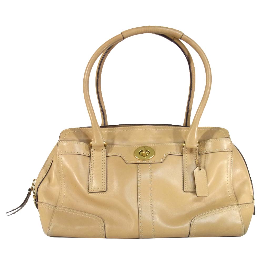 COACH コーチ F11540 ハンプトンズレザー サッチェル ハンド バッグ